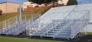 aluminum bleachers